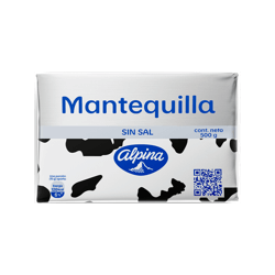 Mantequilla sin Sal 500g - Alpina